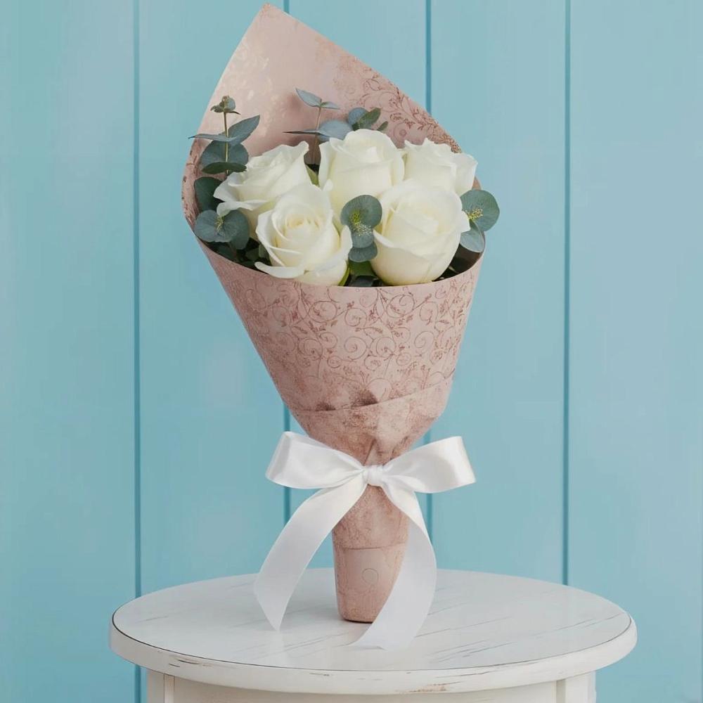 Букет контраст в городе Вышний Волочёк Букет цветов из: Розы в городе Вышний Волочёк