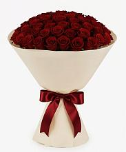Букет 101 Бордовая роза Блэк Бакарра в городе Вышний Волочёк