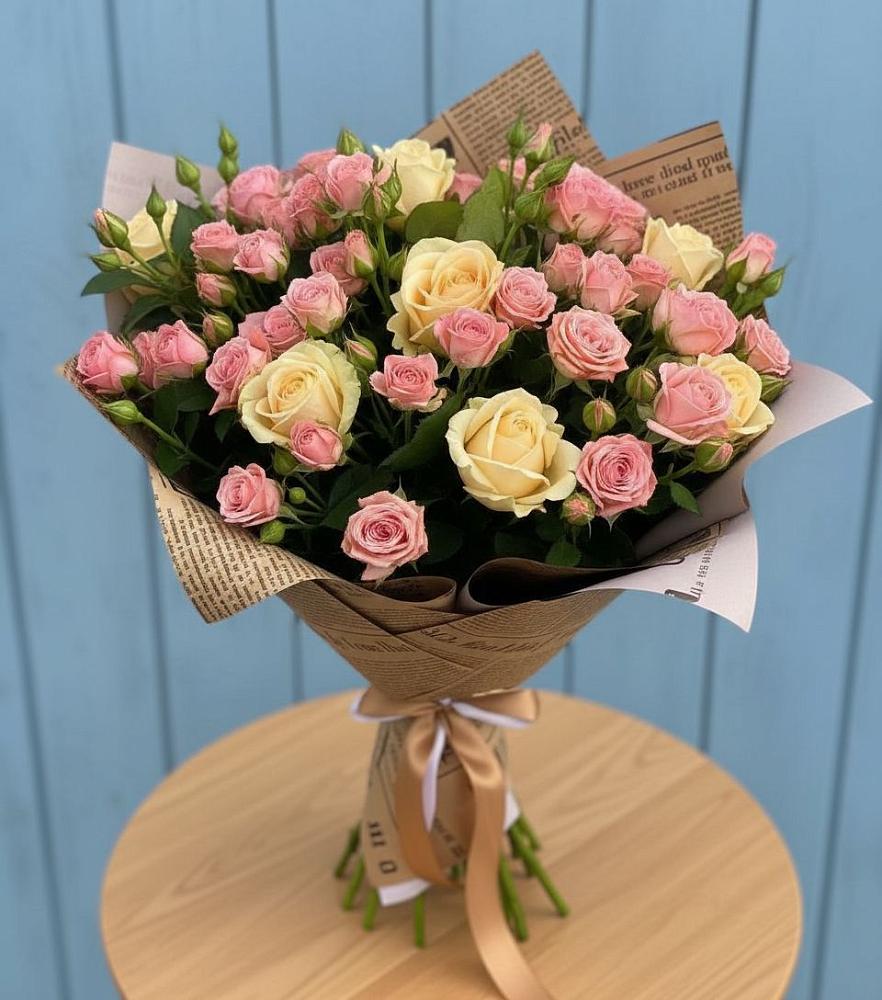 Букет варенье из роз в городе Вышний Волочёк Букет цветов из: Розы в городе Вышний Волочёк