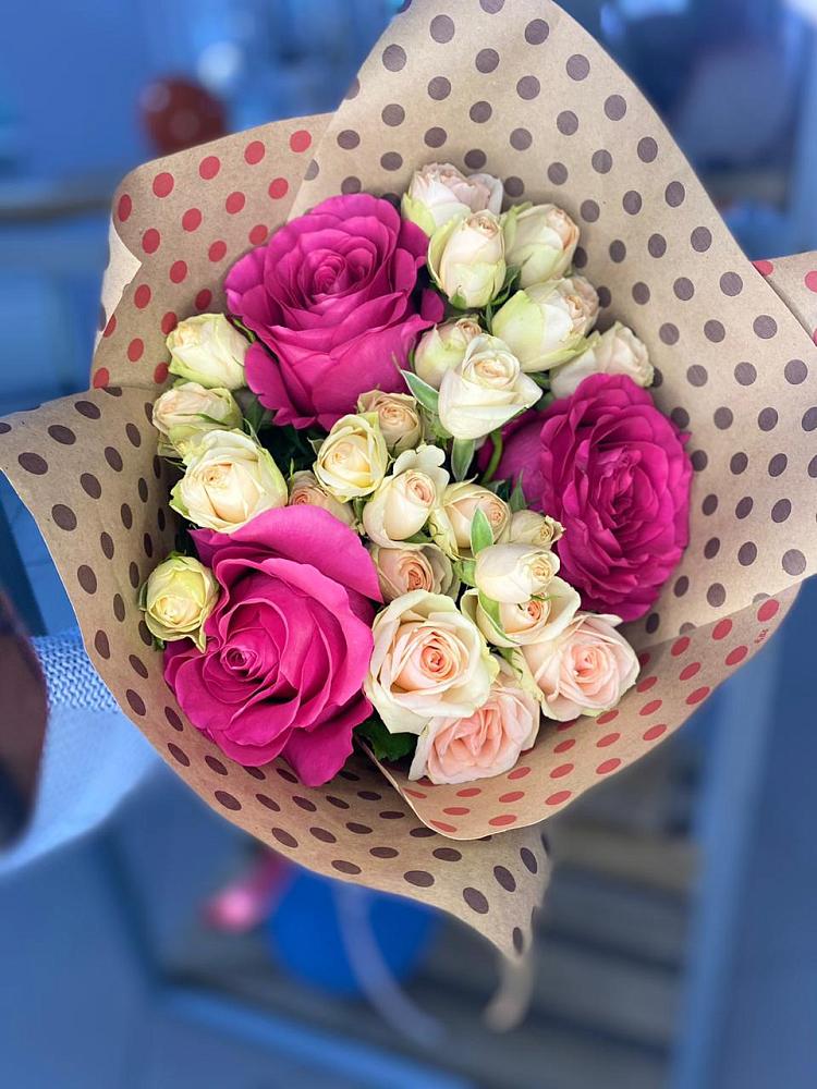 Букет ласковый взгляд в городе Вышний Волочёк Букет цветов из: Розы в городе Вышний Волочёк