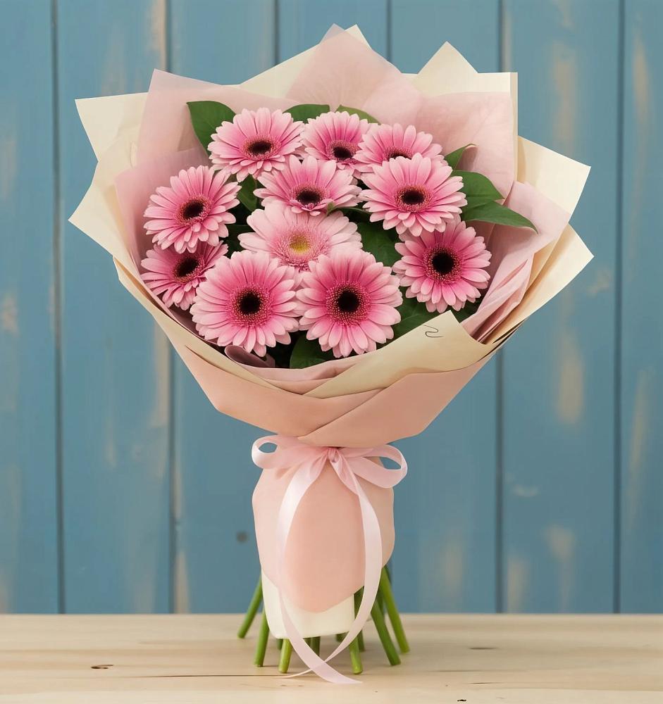 Букет пурпурно-розовый в городе Вышний Волочёк Букет цветов из: Герберы в городе Вышний Волочёк