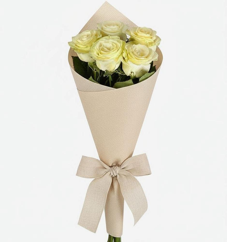 Букет белые крылья в городе Вышний Волочёк Букет цветов из: Розы в городе Вышний Волочёк