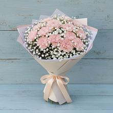 Букет Нежность рассвета в городе Вышний Волочёк Букет цветов из:  Гвоздики в городе Вышний Волочёк