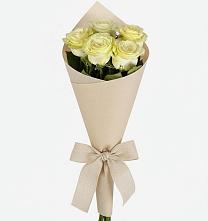 Букет белые крылья в городе Вышний Волочёк Букет цветов из:  Розы в городе Вышний Волочёк