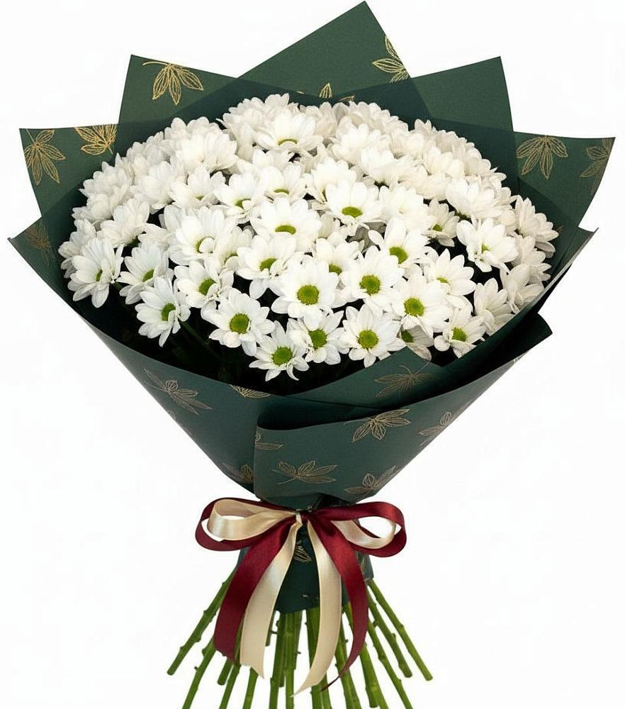 Букет море ромашек в городе Вышний Волочёк Букет цветов из: Хризантемы в городе Вышний Волочёк