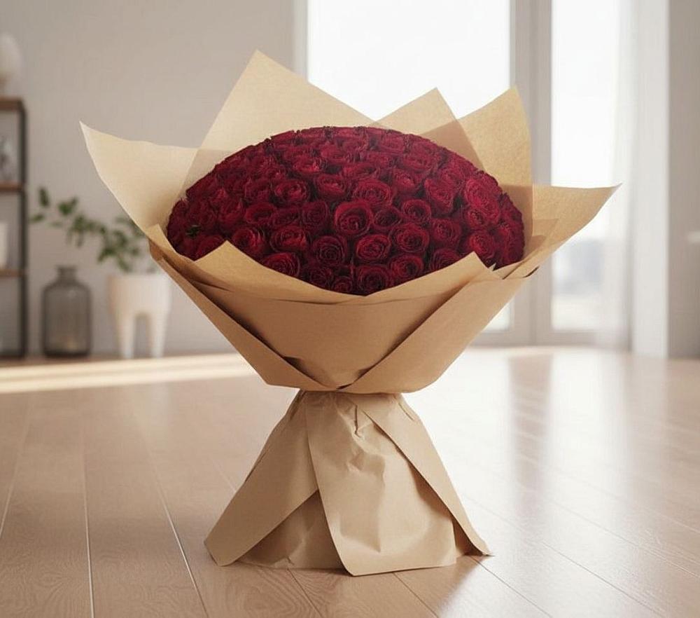 101 Красная роза в городе Вышний Волочёк Букет 101 Красная роза в городе Вышний Волочёк