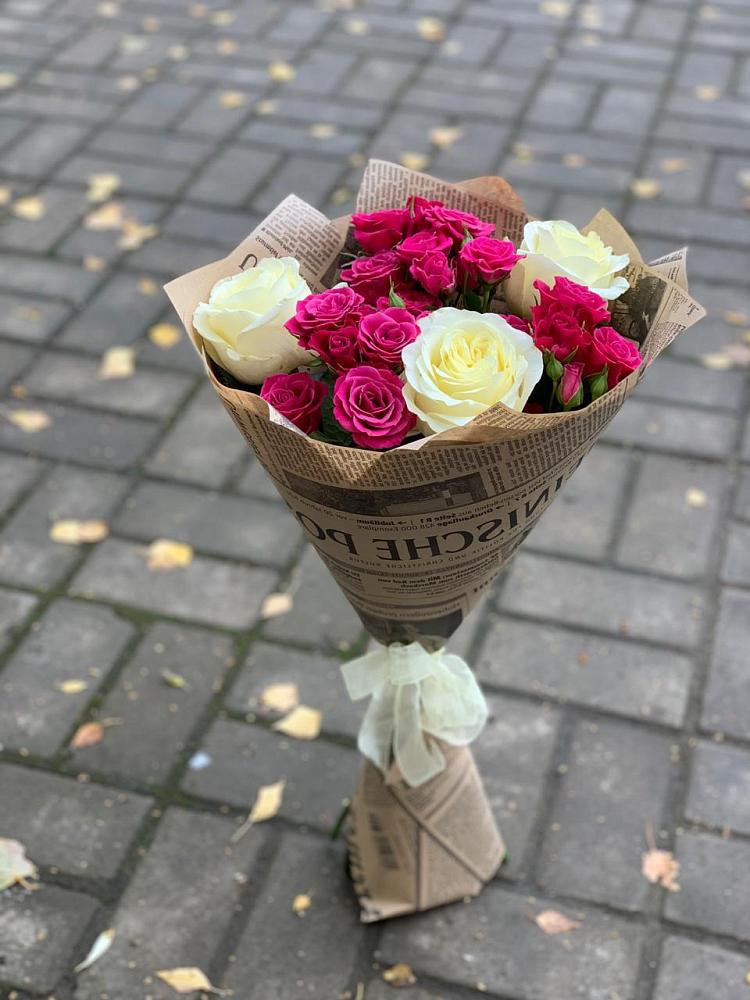 Букет Удивительный из роз в городе Вышний Волочёк Букет цветов из: Розы в городе Вышний Волочёк