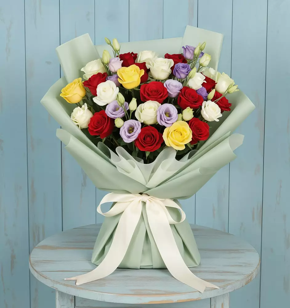 Букет Модная красотка в городе Вышний Волочёк Букет цветов из: Розы в городе Вышний Волочёк