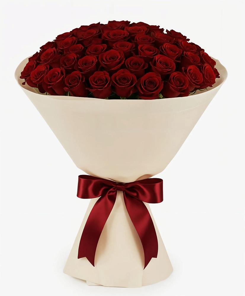 101 Бордовая роза Блэк Бакарра в городе Вышний Волочёк Букет 101 Бордовая роза Блэк Бакарра в городе Вышний Волочёк