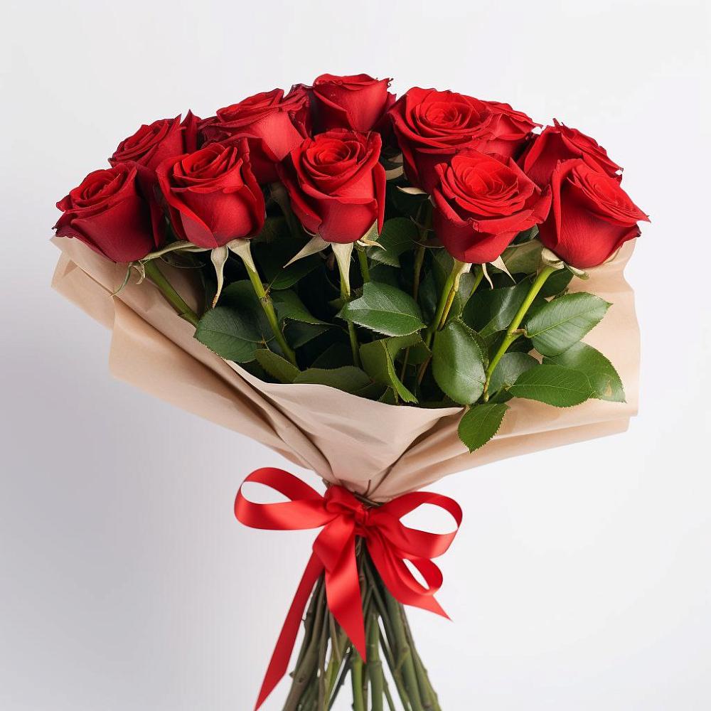 11 Красных роз Эдлесс Лав в городе Вышний Волочёк Букет 11 Красных роз Эдлесс Лав в городе Вышний Волочёк
